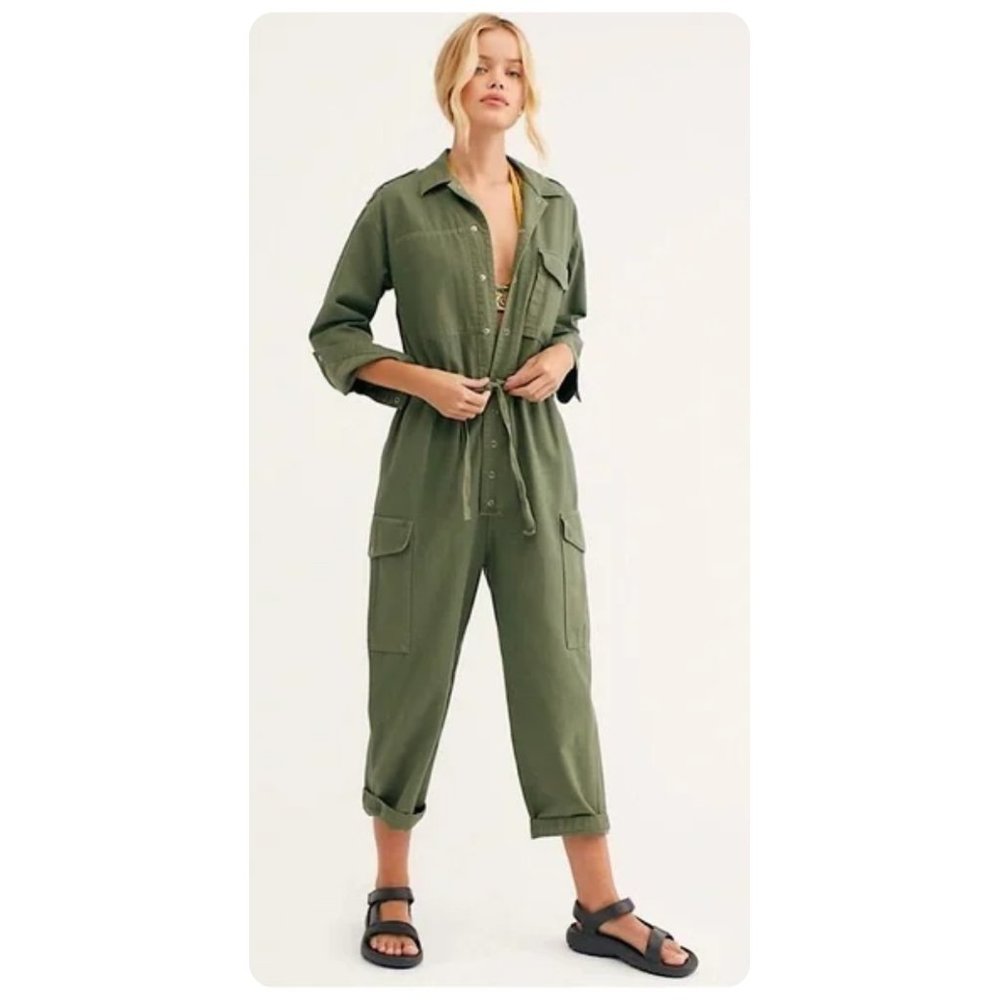 Citizens of Humanity Premium Vintage Surplus Green Nova Utility Coverall